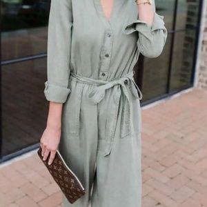 Old Navy Sage Green Jumpsuit